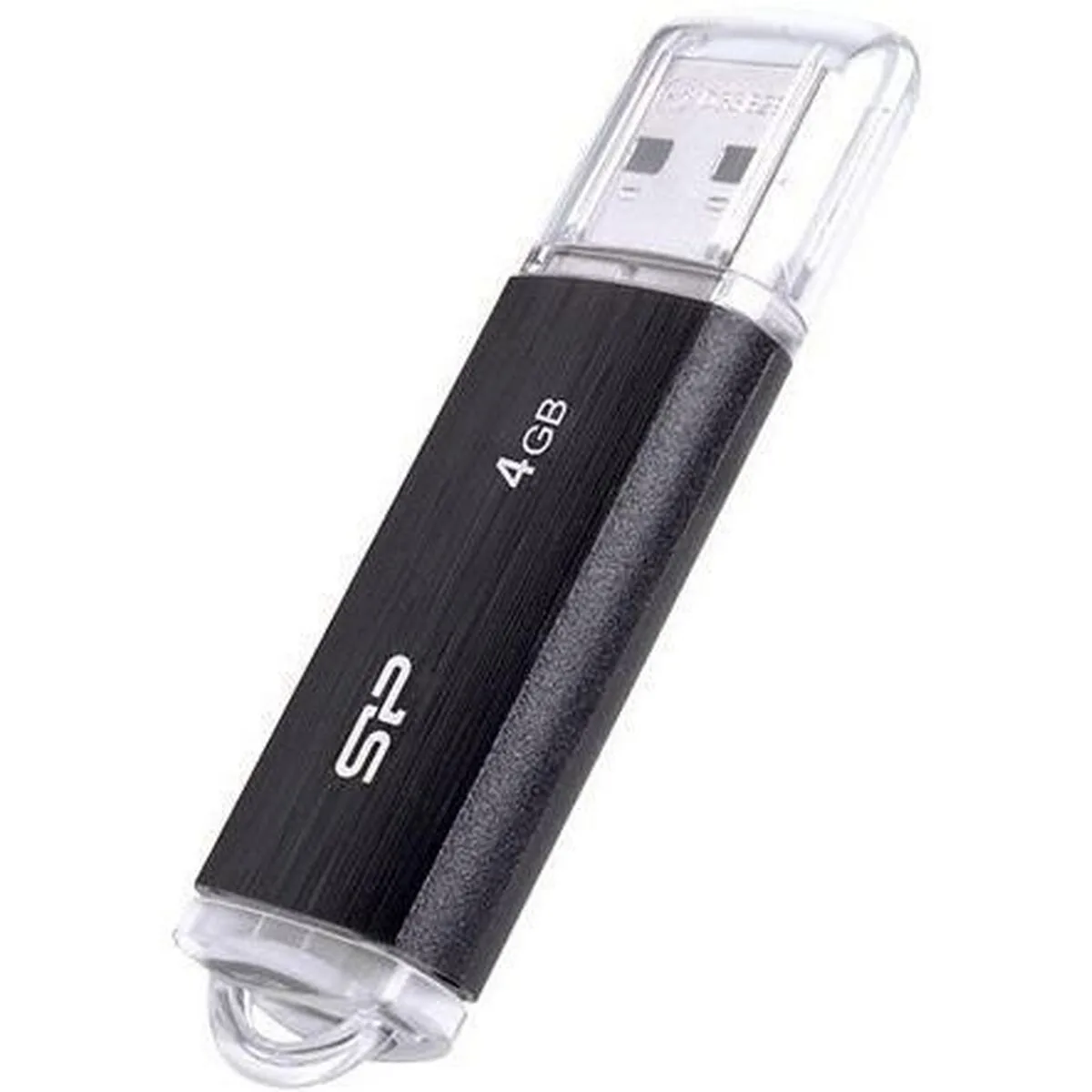 MEMORIA USB SILICON POWER ULTIMA U02 NEGRO 4 GB