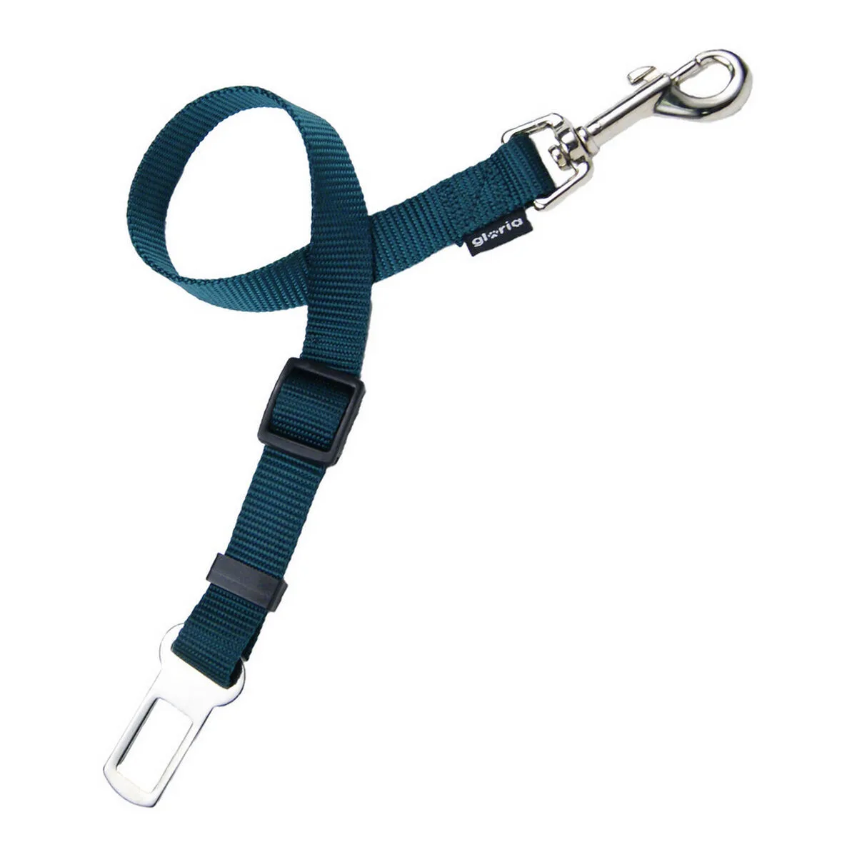 ENGANCHE CINTURÓN DE SEGURIDAD PARA PERROS GLORIA VERDE (2 X 28-45 CM)
