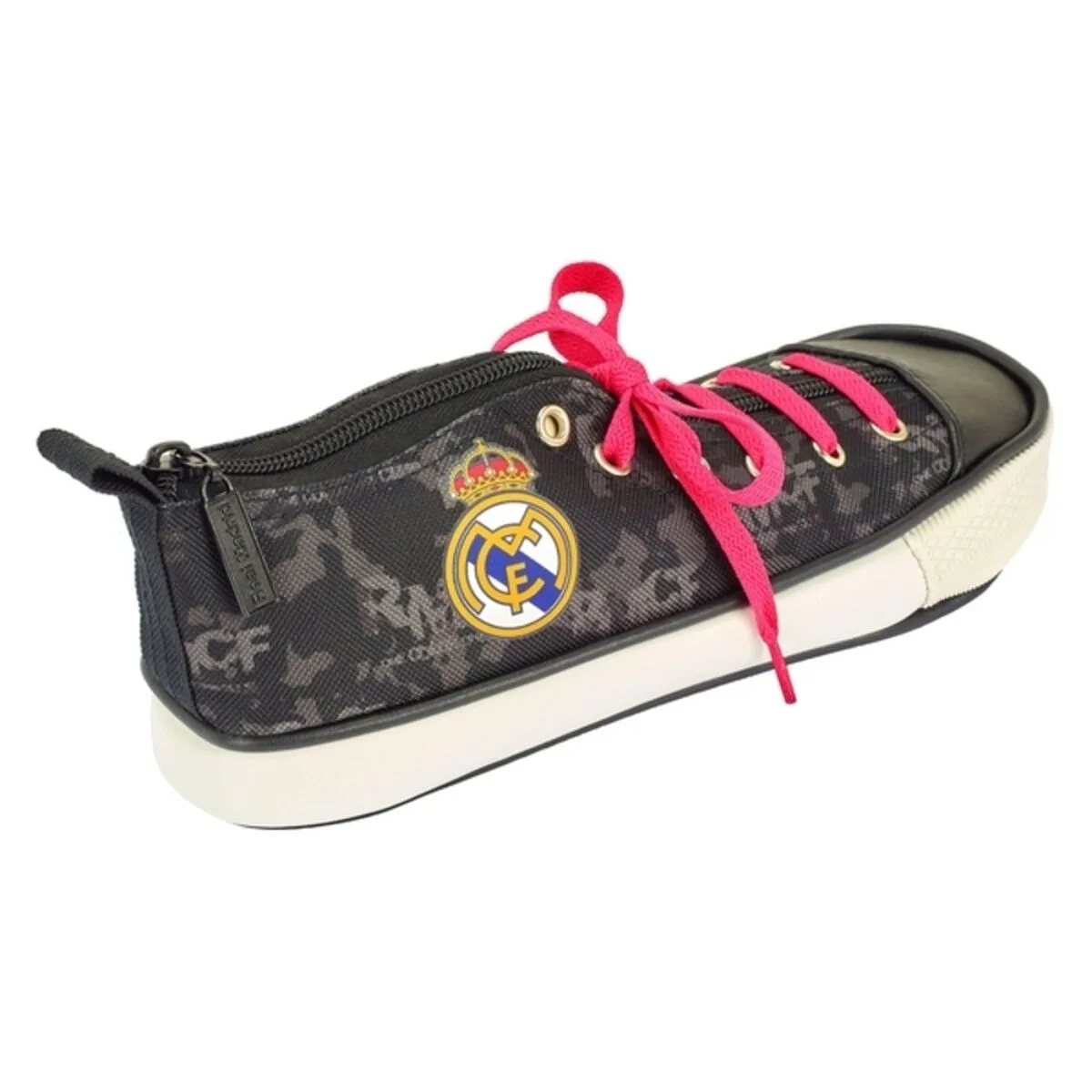 ESTUCHE REAL MADRID C.F. 811924830 NEGRO (24 X 8 X 8.5 CM)
