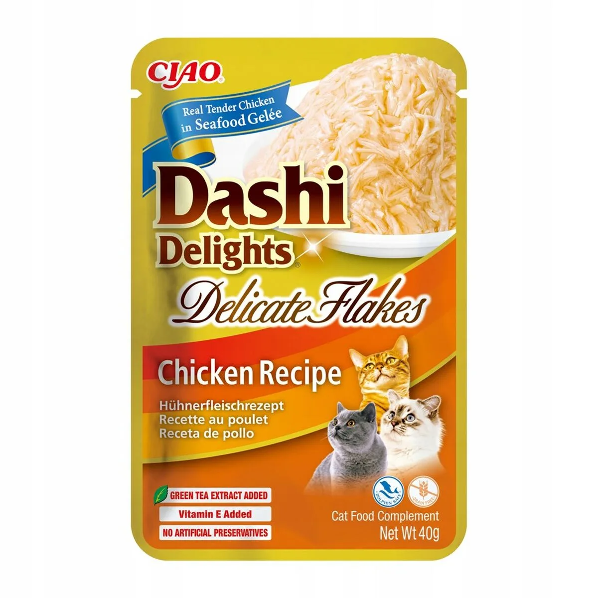 SNACK PARA GATOS INABA DASHI DELIGHTS POLLO 40 G