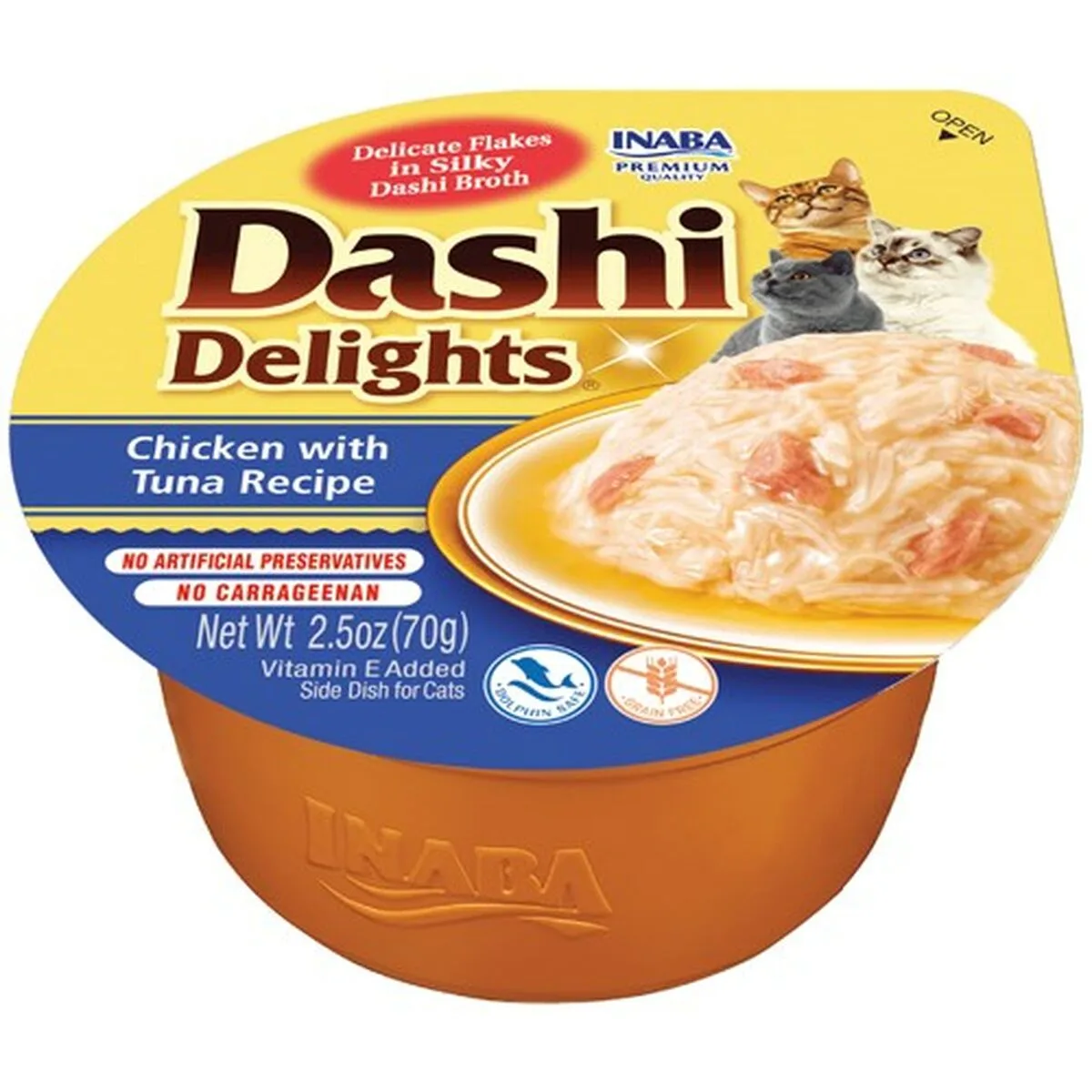SNACK PARA GATOS INABA DASHI DELIGHTS POLLO 70 G