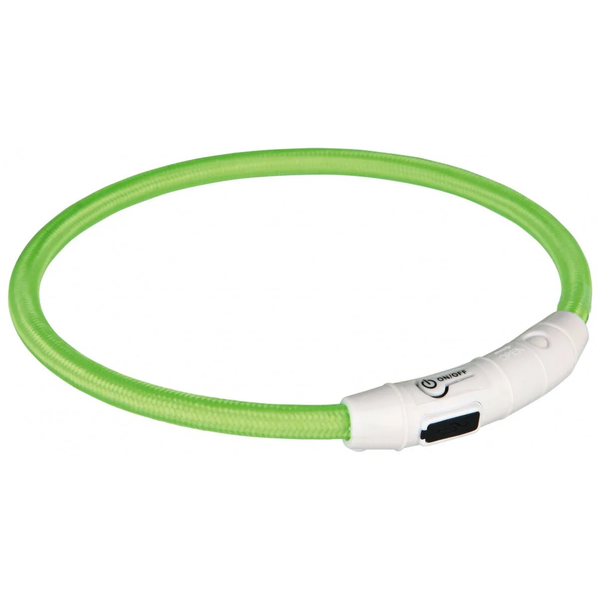 COLLAR LED PARA MASCOTAS TRIXIE VERDE L/XL