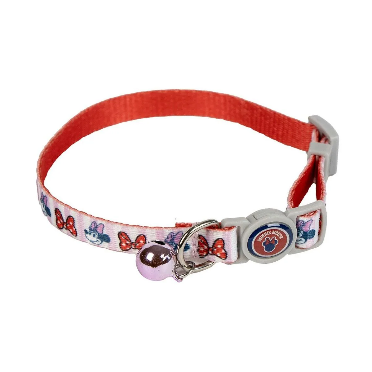 COLLAR PARA GATO MINNIE MOUSE ROSA