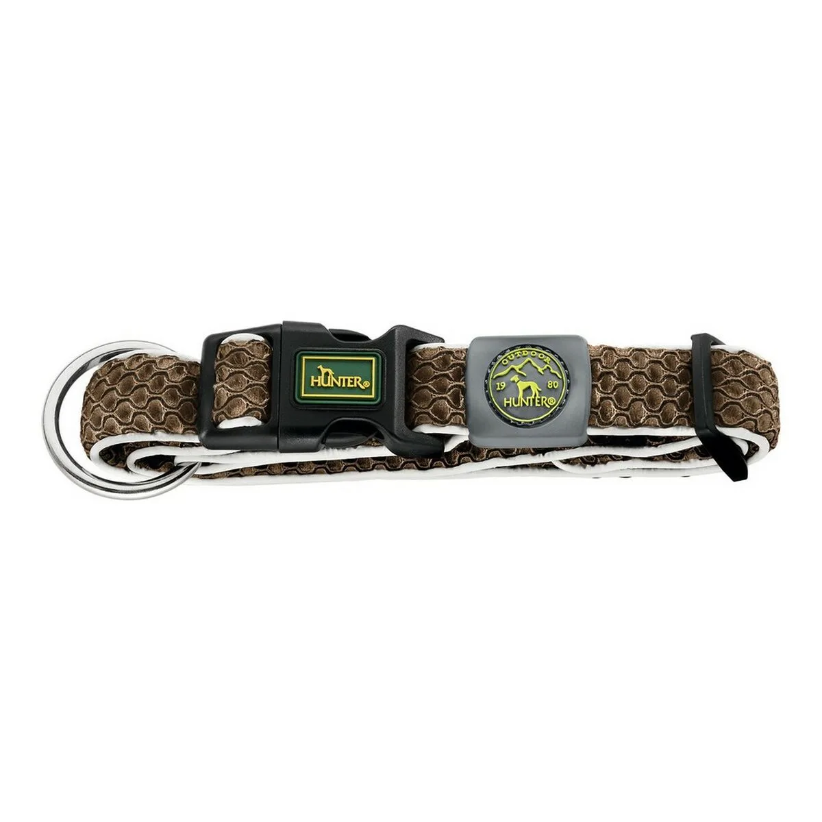 COLLAR PARA PERRO HUNTER PLUS HILO MARRÓN TALLA XL BROWN (45-70 CM)