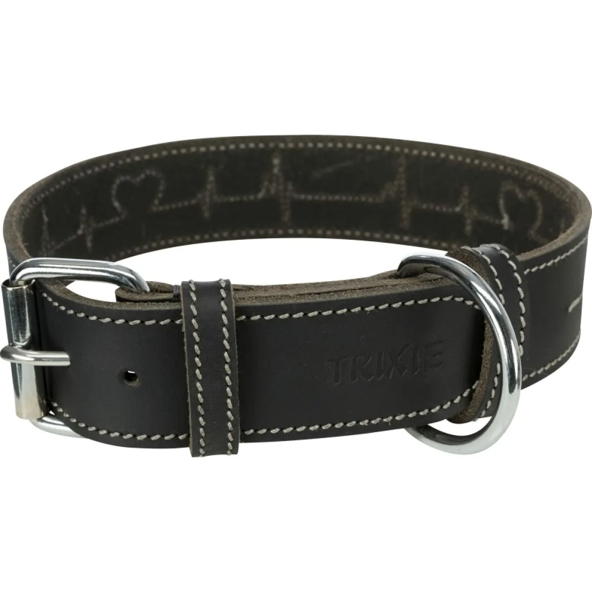 COLLAR PARA PERRO TRIXIE HEARTBEAT NEGRO L 47-55 CM