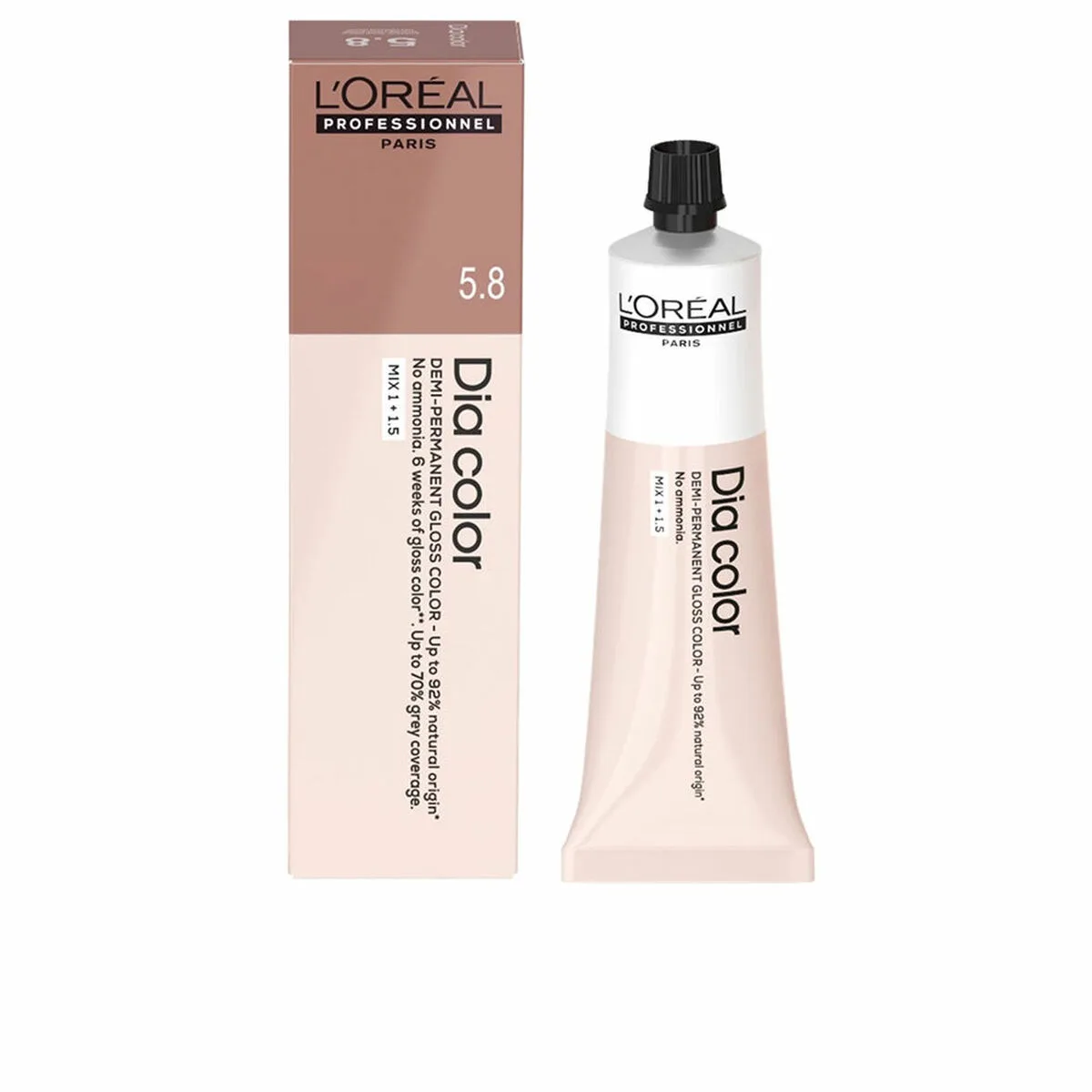COLORACIÓN SEMIPERMANENTE L'OREAL PROFESSIONNEL PARIS DIA COLOR Nº 4 60 ML