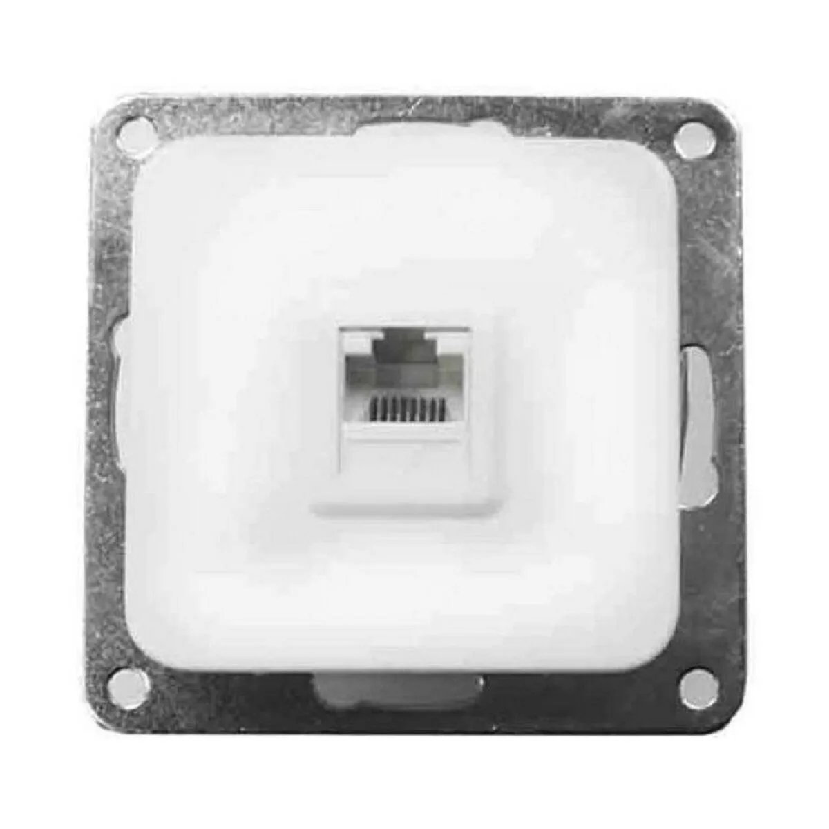 CONECTOR RJ45 EDM 65308 TERM BLANCO TERMOPLÁSTICO EMPOTRADO 7 X 7 X 4 CM