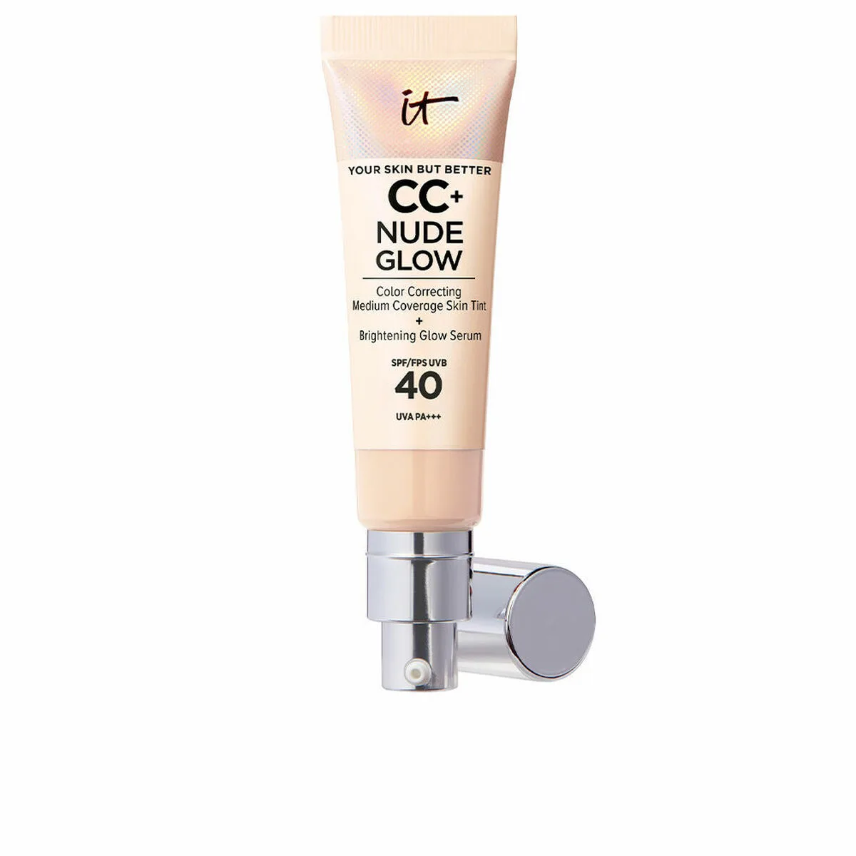 CORRECTOR FACIAL IT COSMETICS NUDE GLOW LIGHT CLARO SPF 40 32 ML