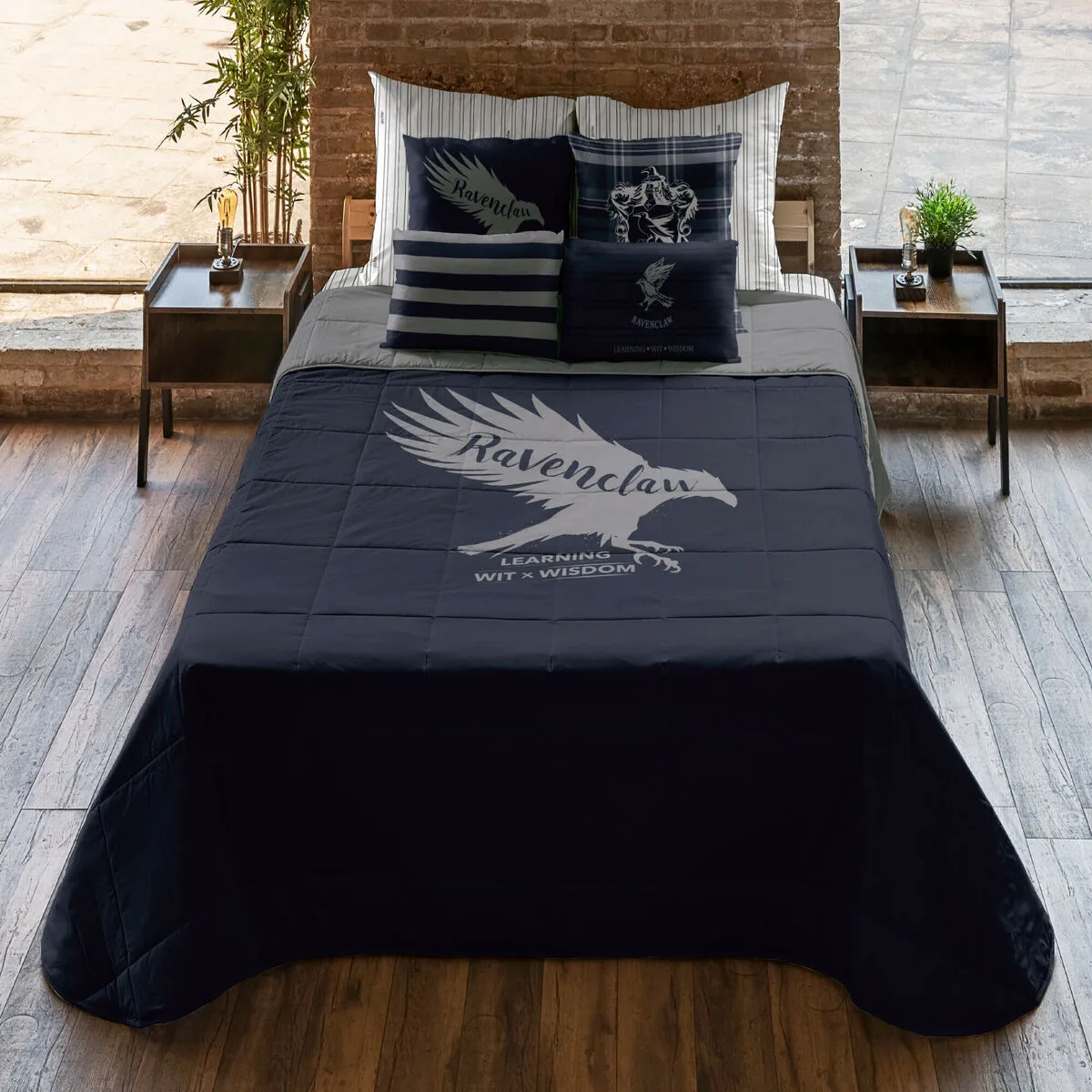 EDREDÓN HARRY POTTER RAVENCLAW MULTICOLOR 250 X 4 X 270 CM CAMA DE 150