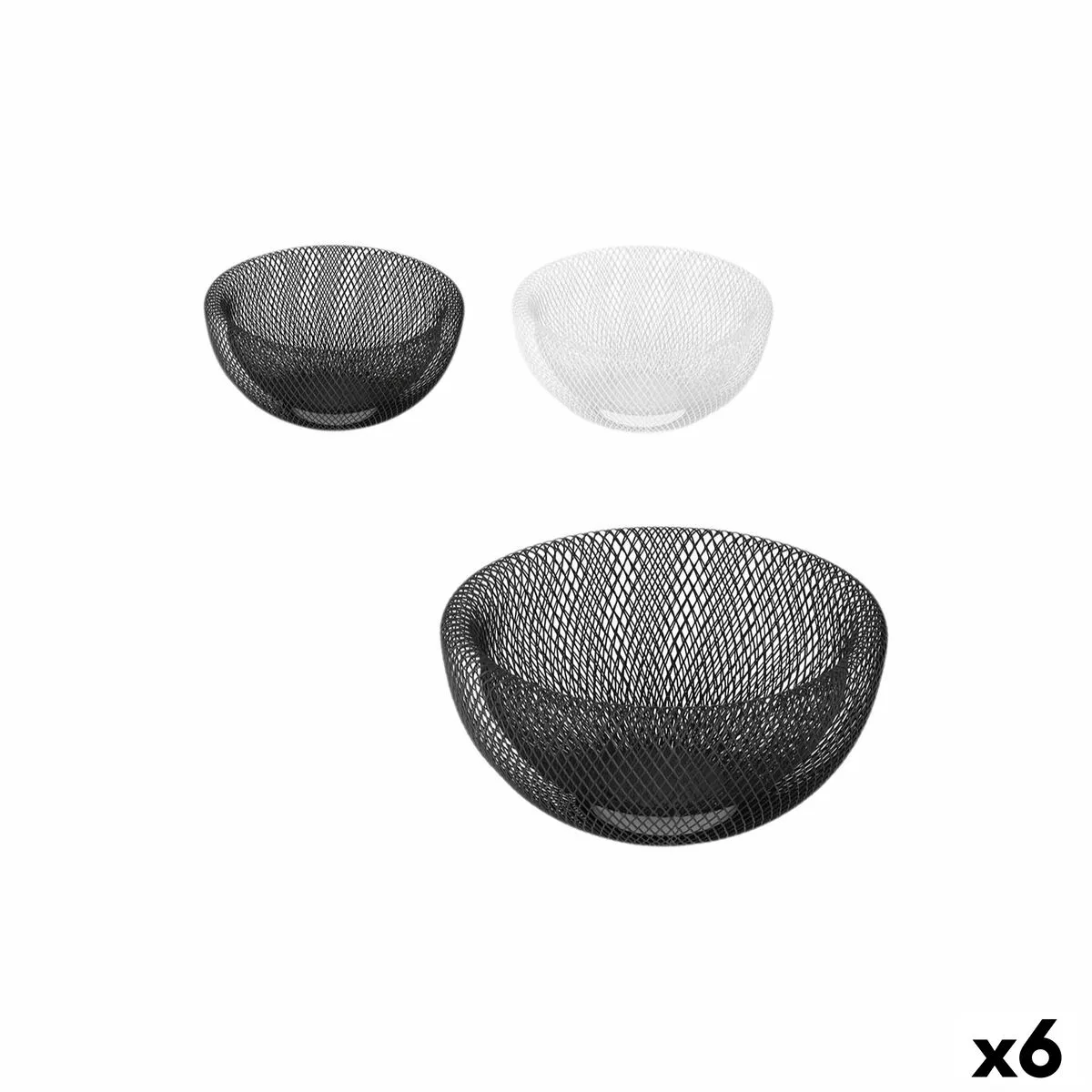 FRUTERO CONFORTIME METAL 25 X 25 X 11 CM (6 UNIDADES)