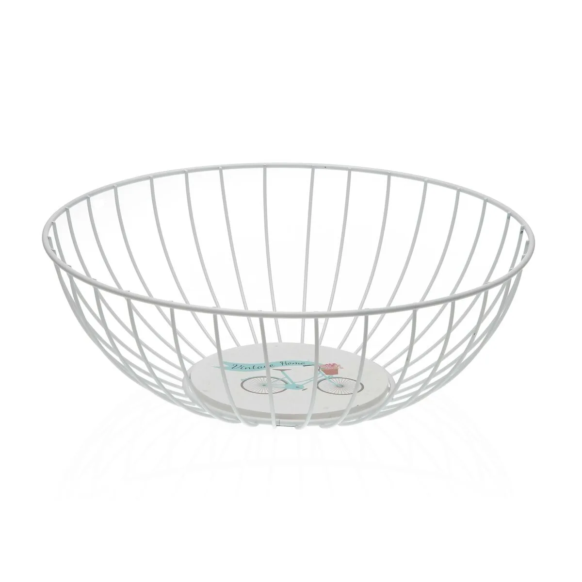 FRUTERO VERSA BICICLETA METAL ACERO MADERA MDF 28 X 10 X 28 CM