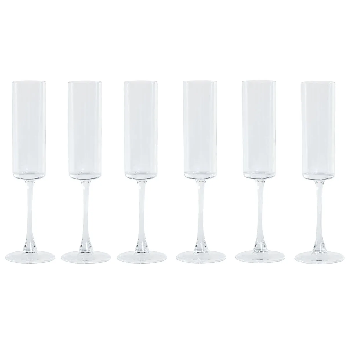 COPA DE CHAMPÁN HOME ESPRIT TRANSPARENTE CRISTAL 160 ML (6 UNIDADES)