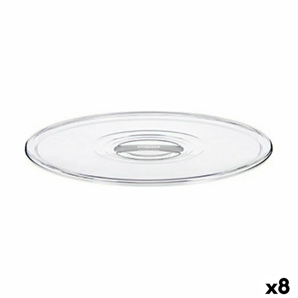 TAPA STEFANPLAST TOSCA TRANSPARENTE PLÁSTICO 29,5 X 2 X 29,5 CM (8 UNIDADES)