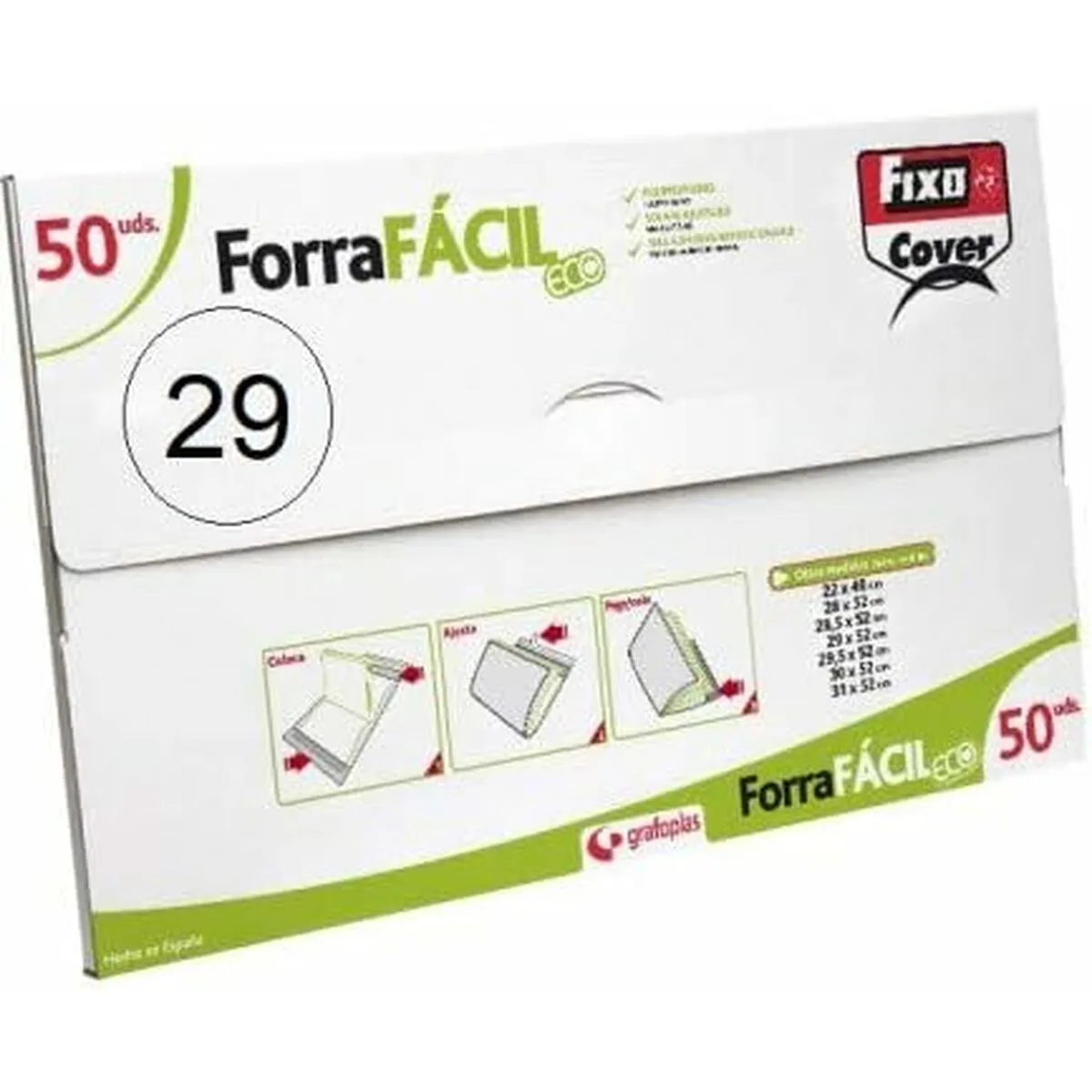 FORRO ADHESIVO PARA LIBROS FIXO