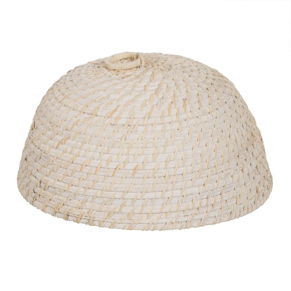 CUBREPLATOS BAMBÚ RATÁN 35 X 35 X 18 CM