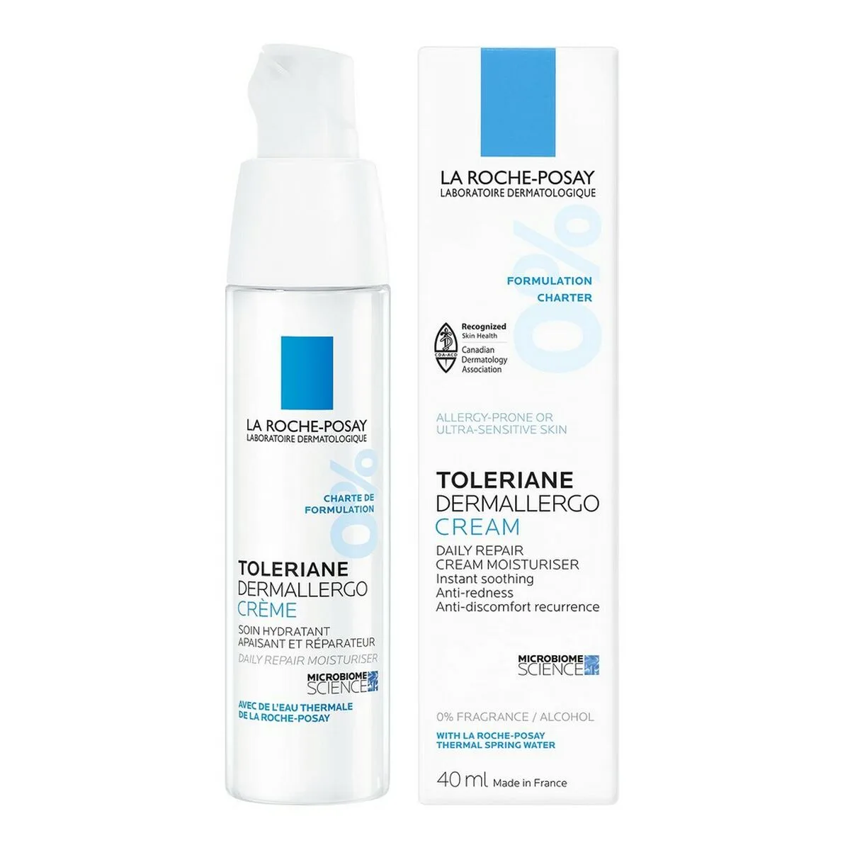 CREMA FACIAL HIDRATANTE LA ROCHE POSAY TOLERIANE DERMALLERGO PIEL ALÉRGICA 40 ML