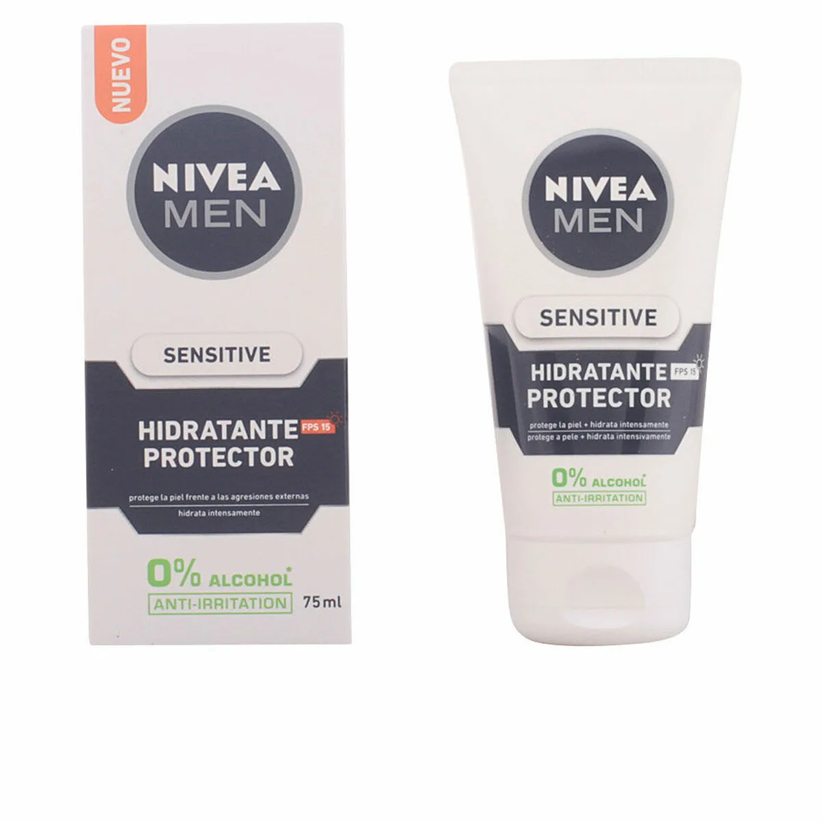 CREMA FACIAL HIDRATANTE NIVEA MEN SENSITIVE SPF15 75 ML SPF 15 (75 ML)