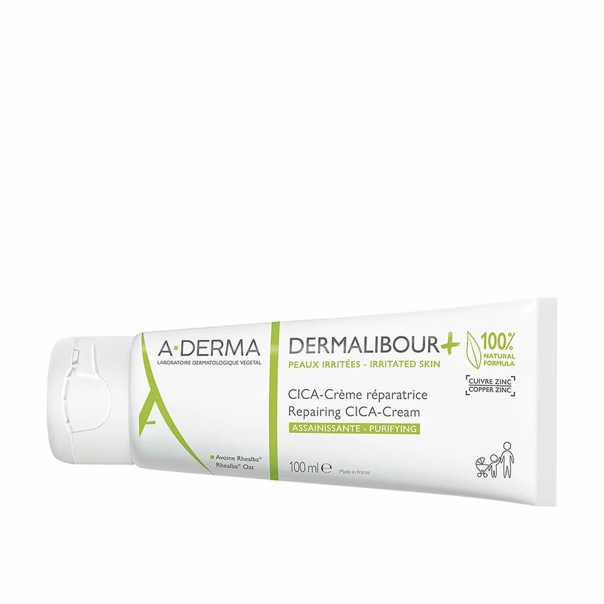 CREMA REPARADORA PARA BEBÉS A-DERMA DERMALIBOUR+ CICA 100 ML
