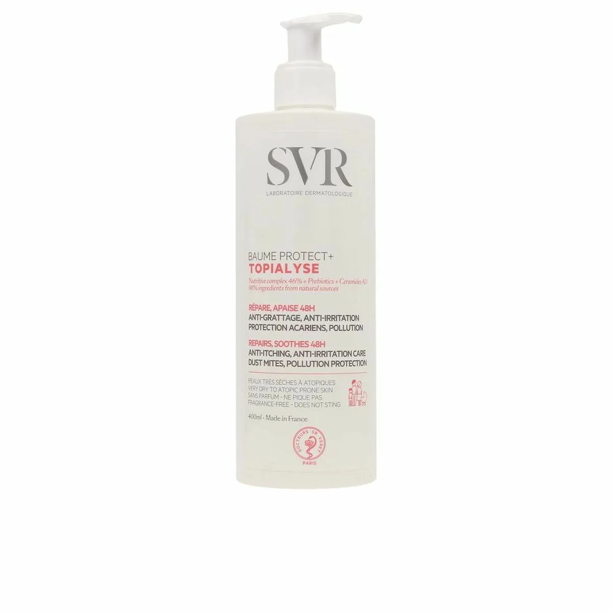 CREMA REPARADORA PARA BEBÉS SVR TOPIALYSE 400 ML