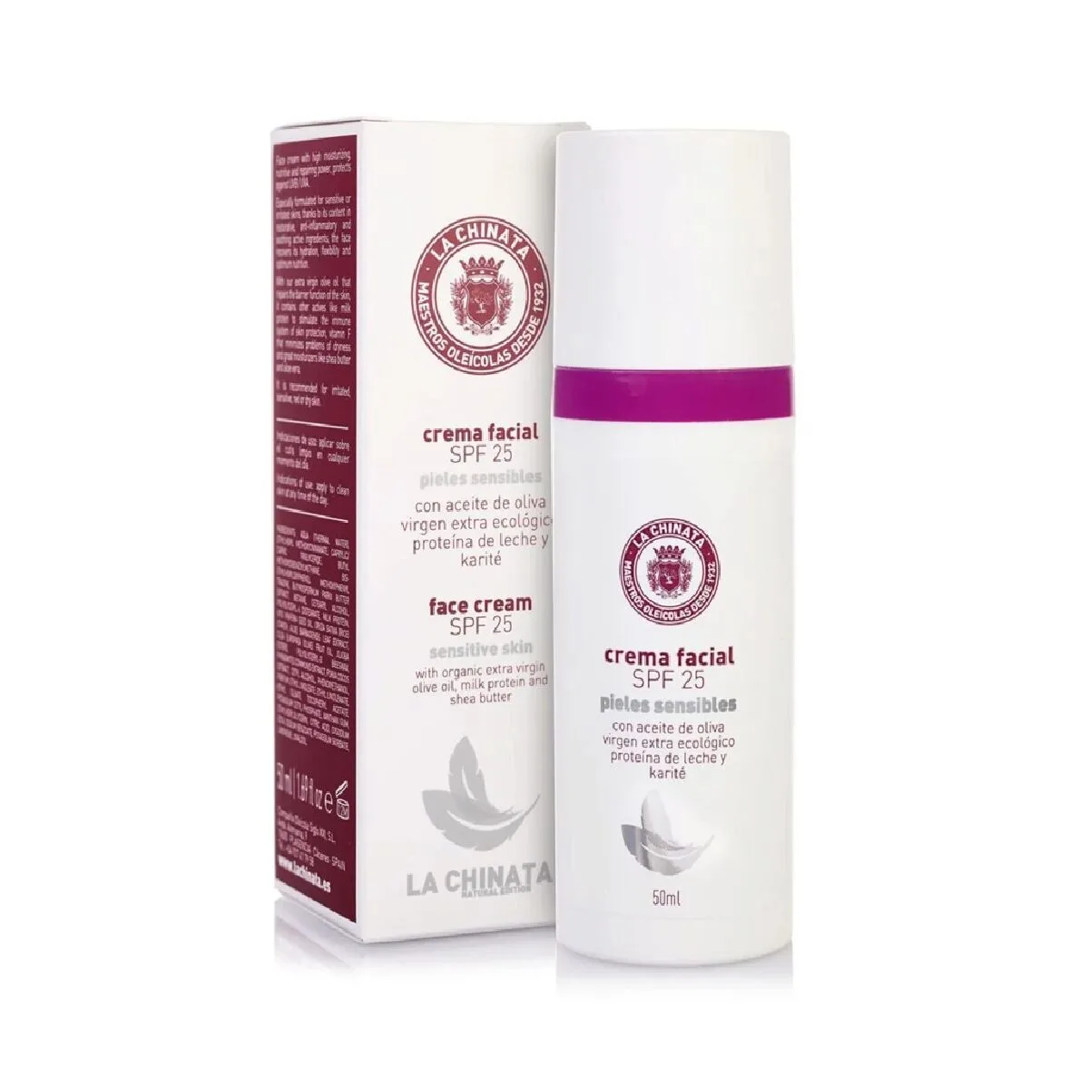 CREMA FACIAL LA CHINATA 50 ML PIEL SENSIBLE