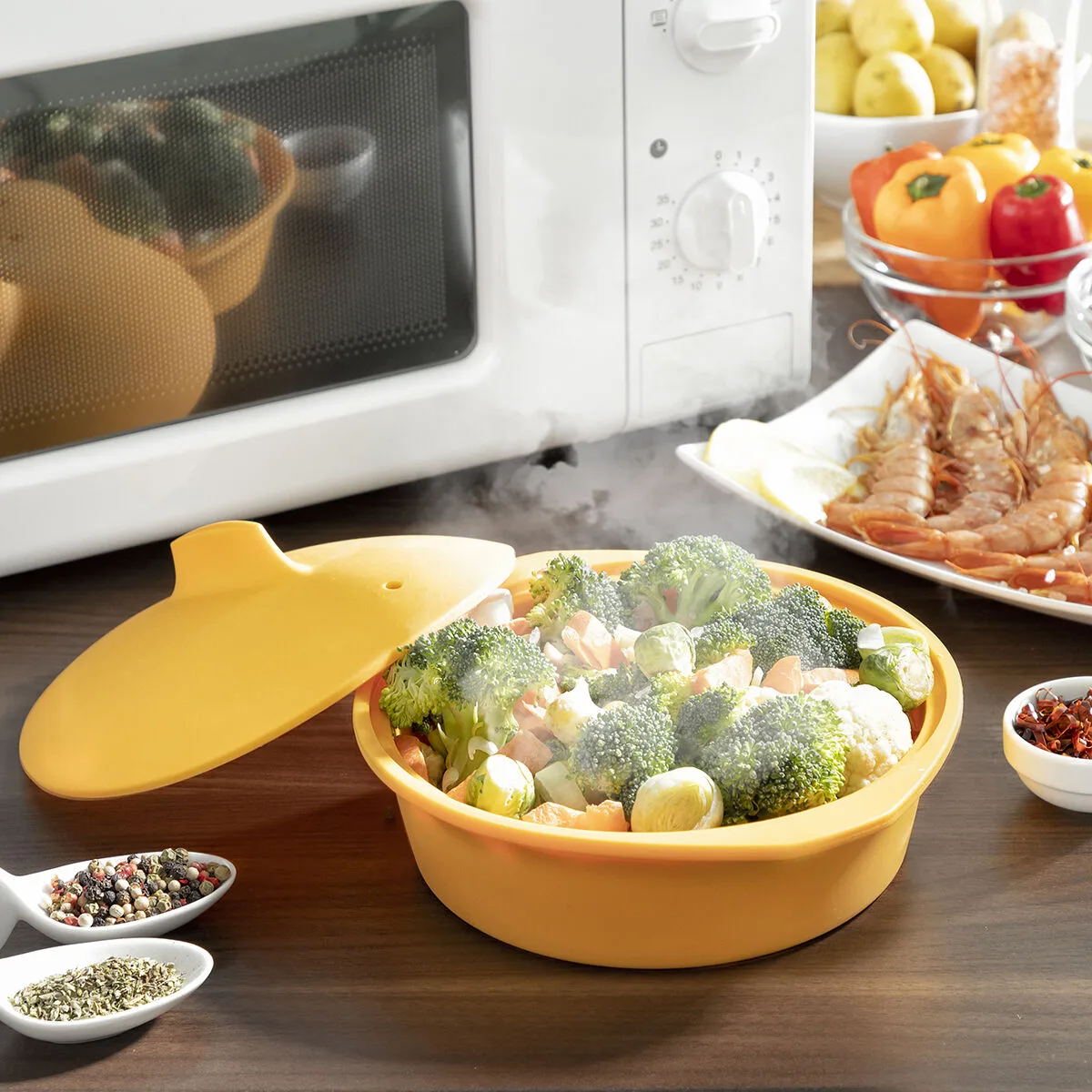 VAPORERA DE SILICONA MULTIFUNCIÓN CON RECETAS SILICOTTE INNOVAGOODS