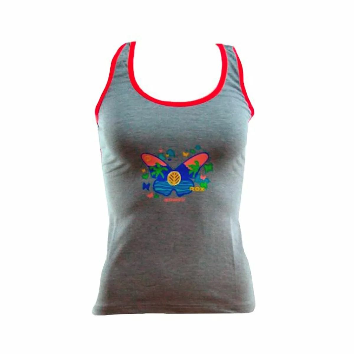 CAMISETA DE TIRANTES MUJER ROX BUTTERFLY GRIS OSCURO