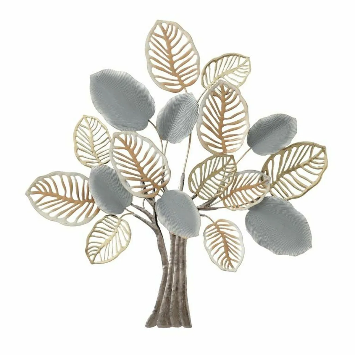 DECORACIÓN DE PARED DKD HOME DECOR ÁRBOL METAL MULTICOLOR MODERNO (96 X 7,6 X 100 CM)