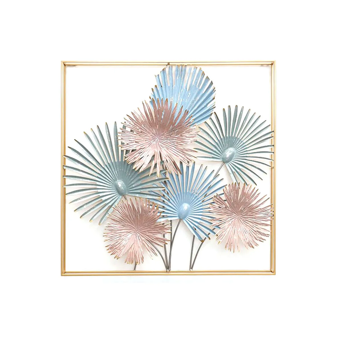 DECORACIÓN DE PARED DKD HOME DECOR METAL (90 X 7 X 90 CM)