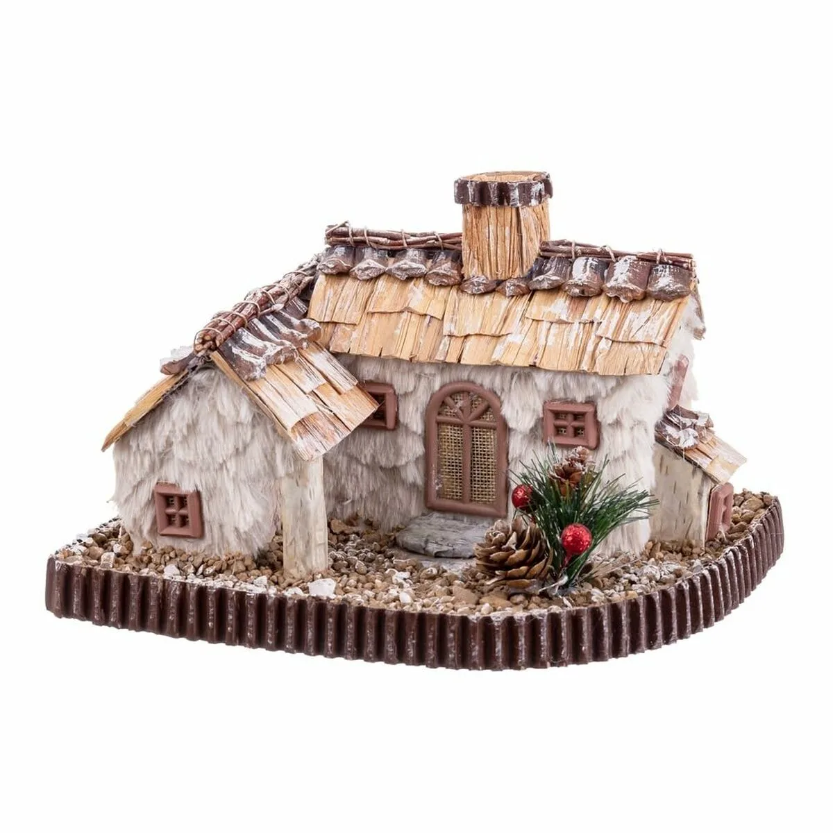 Decorations de noel multicouleur polyfoam maison 26 x 18 5 x 16 cm s880398824