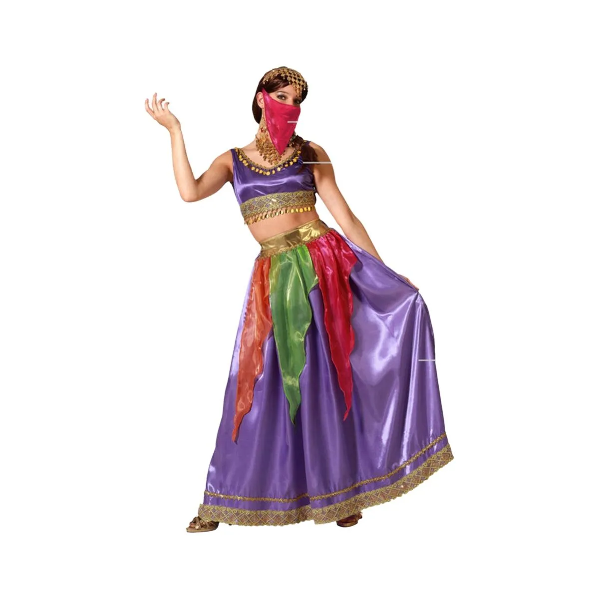 DISFRAZ PARA ADULTOS ÁRABE BAILARINA XS/S