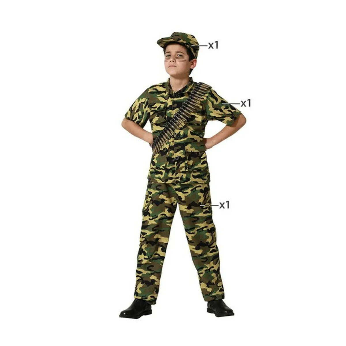 DISFRAZ PARA NIÑOS MILITAR