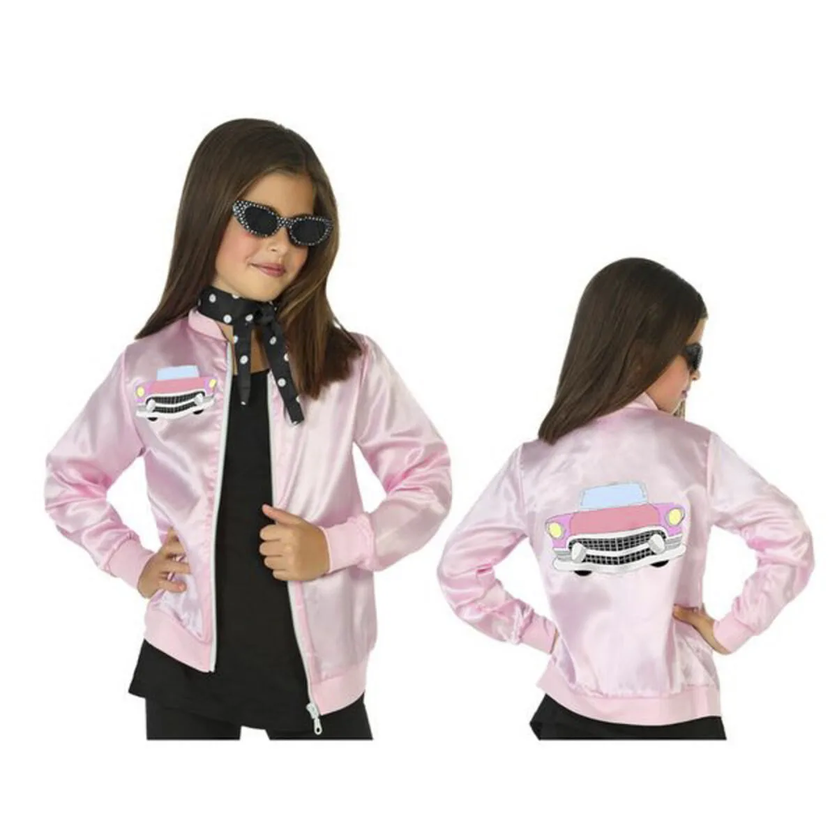 DISFRAZ PARA NIÑOS GREASE ROSA (1 PC)