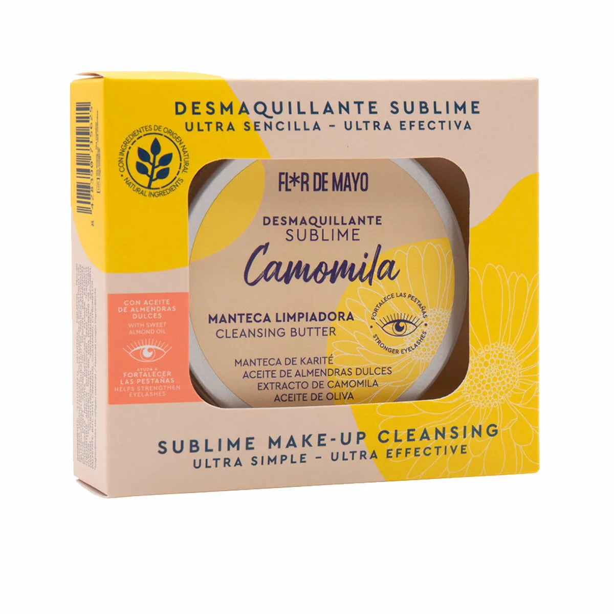 DESMAQUILLANTE FACIAL FLOR DE MAYO SUBLIME CAMOMILA 80 G LIMPIADOR CAMOMILA