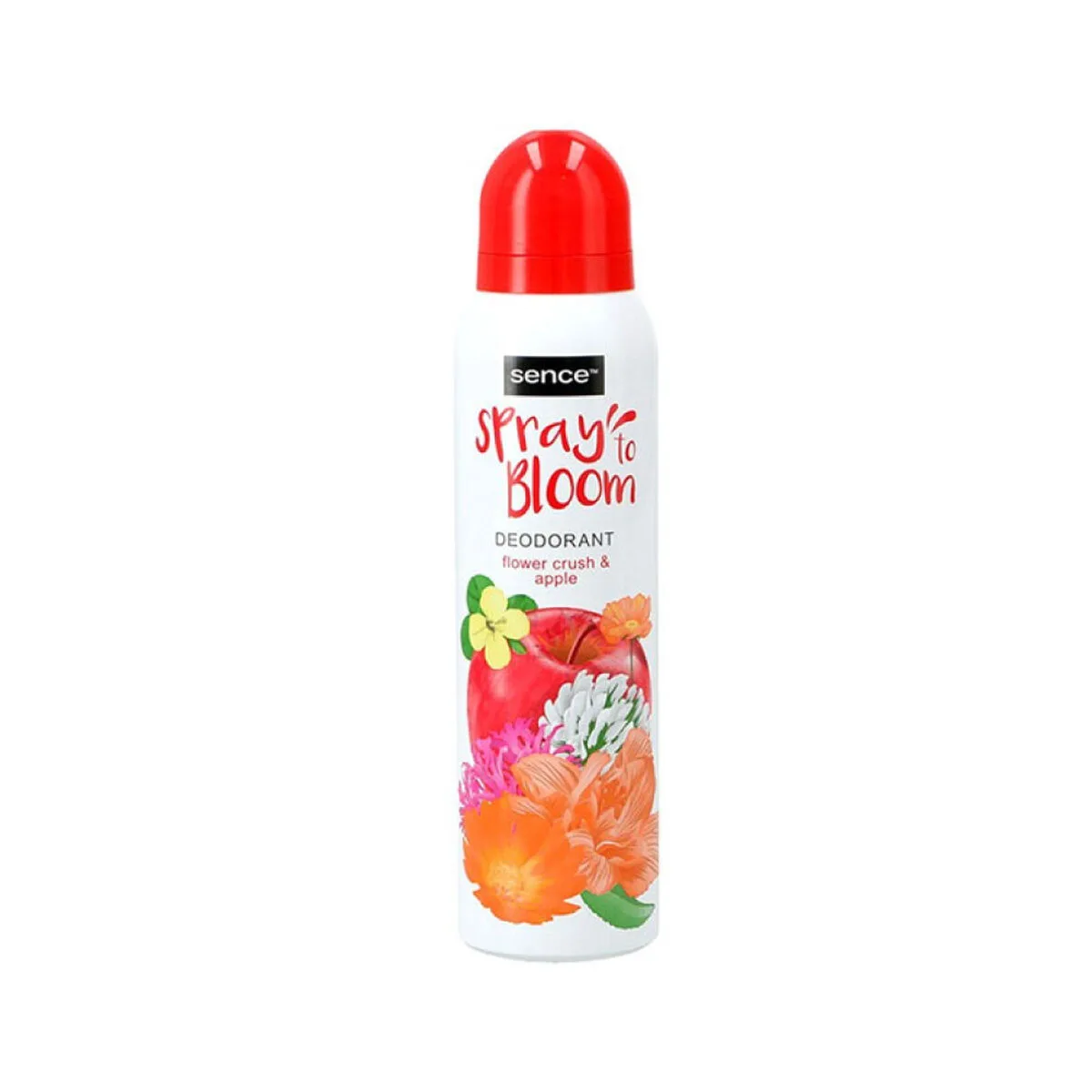 DESODORANTE SENCE FLOWER CRUSH & APPLE MANZANA FLORES 150 ML