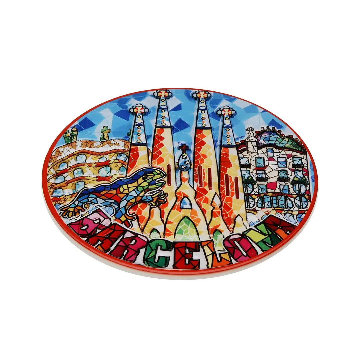 SALVAMANTEL VERSA BARCELONA CORCHO CERÁMICA 20 X 0,6 X 20 CM