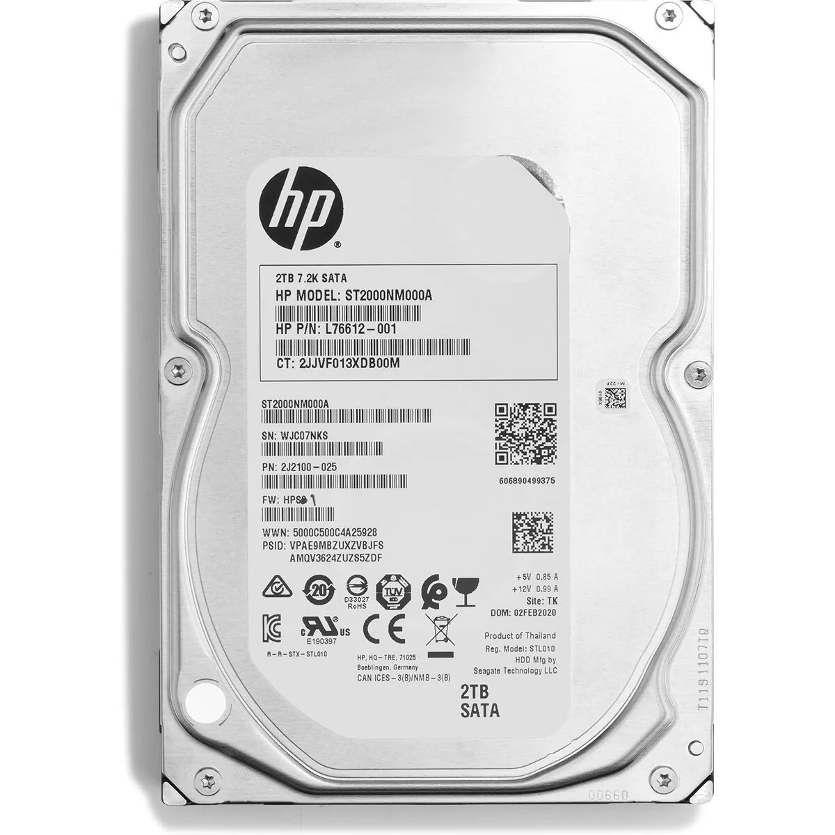 DISCO DURO HP 2Z274AA 2 TB 3,5"
