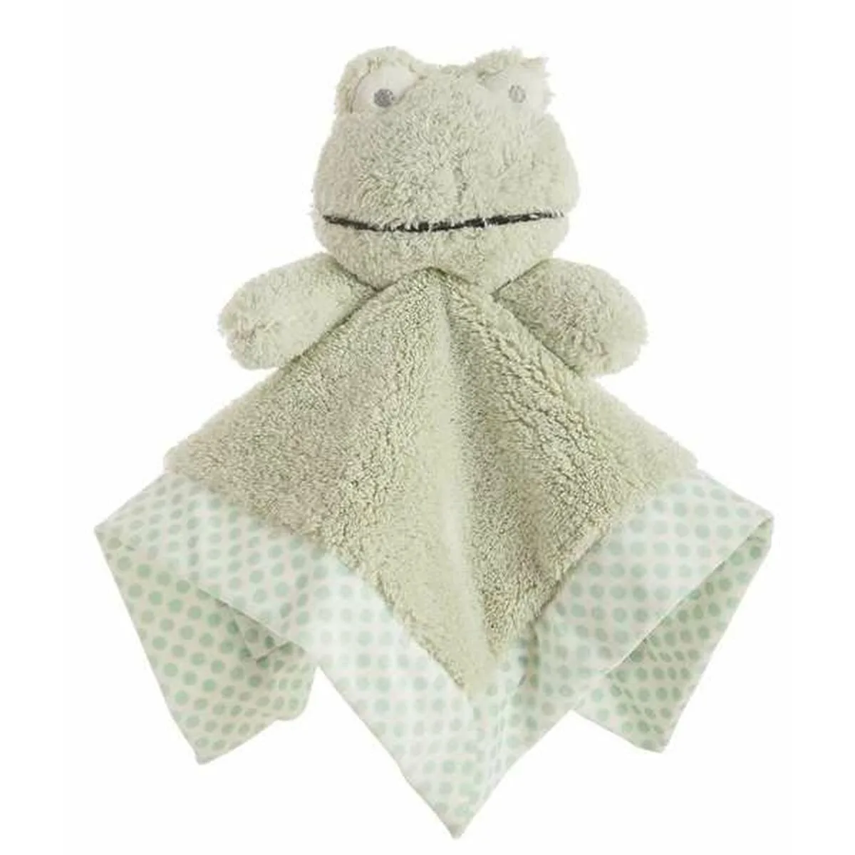DOUDOU    DOBLE CAPA 30 X 30 CM LUNARES VERDE