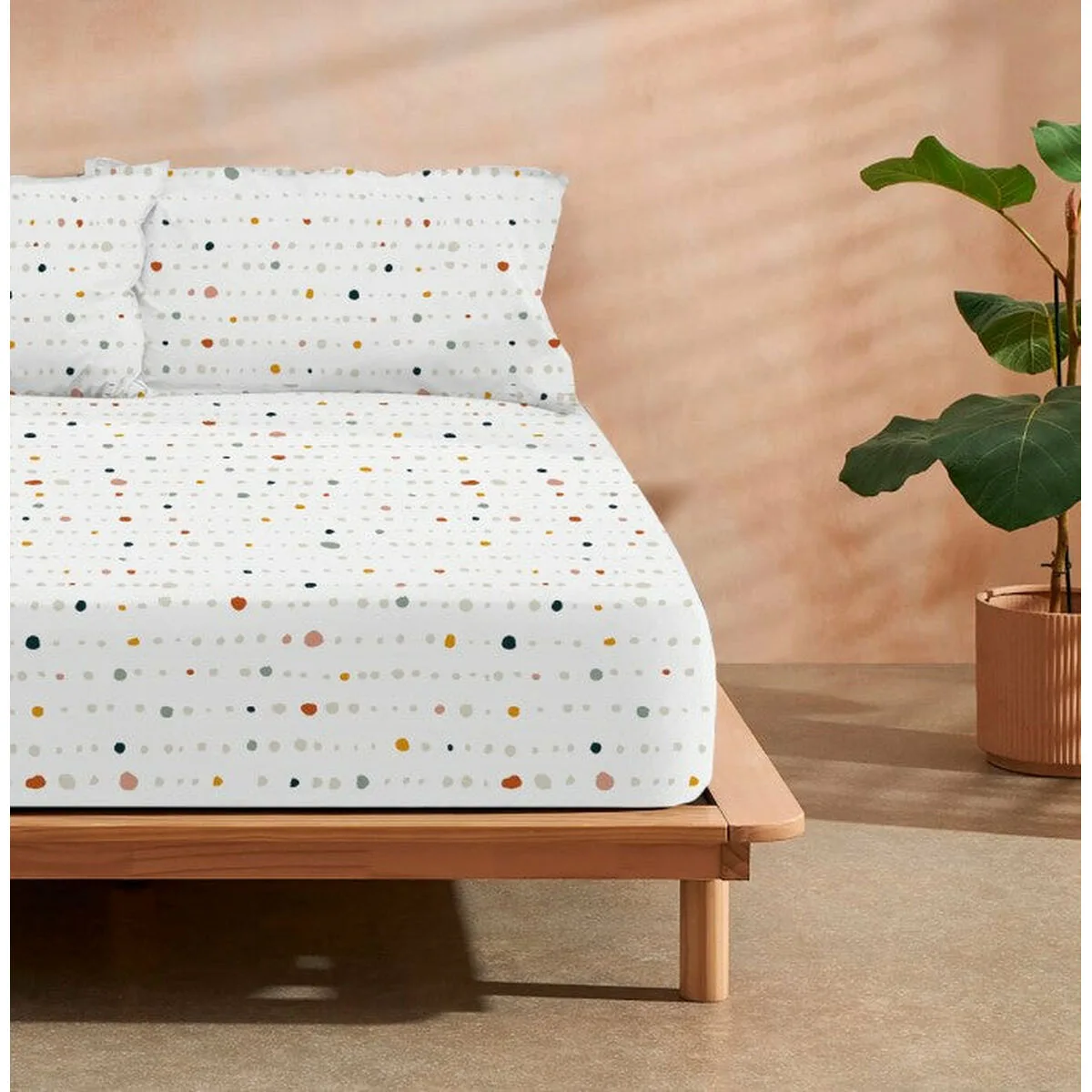 SÁBANA BAJERA AJUSTABLE DECOLORES SAHARA MULTICOLOR CAMA DE 90