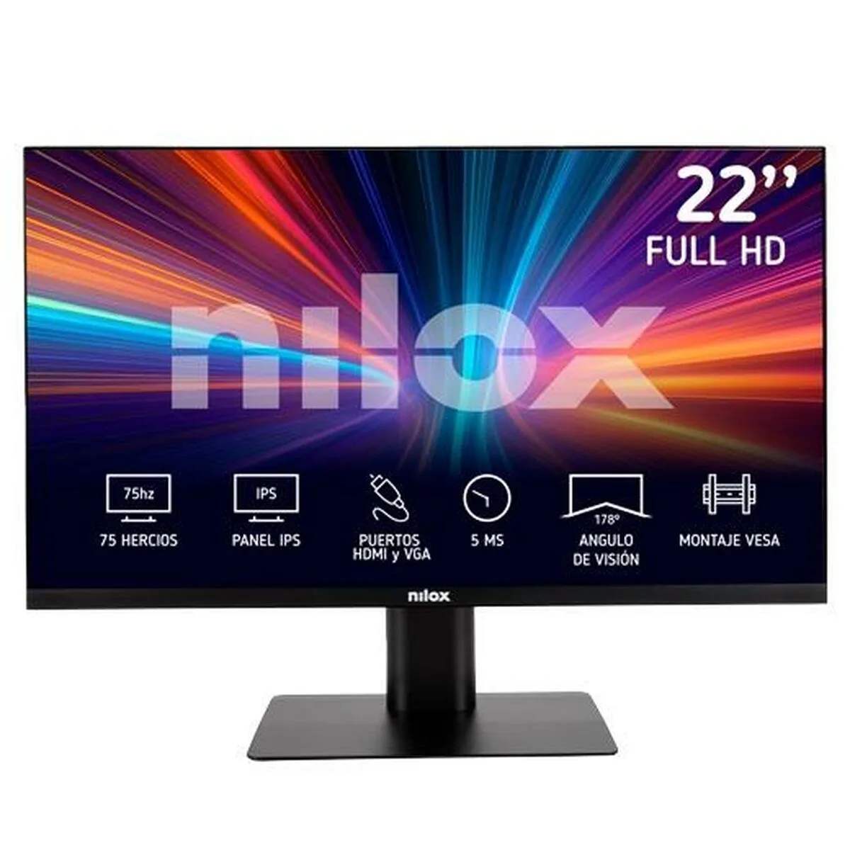 MONITOR NILOX NXM22FHD11 FULL HD 22" 75 HZ