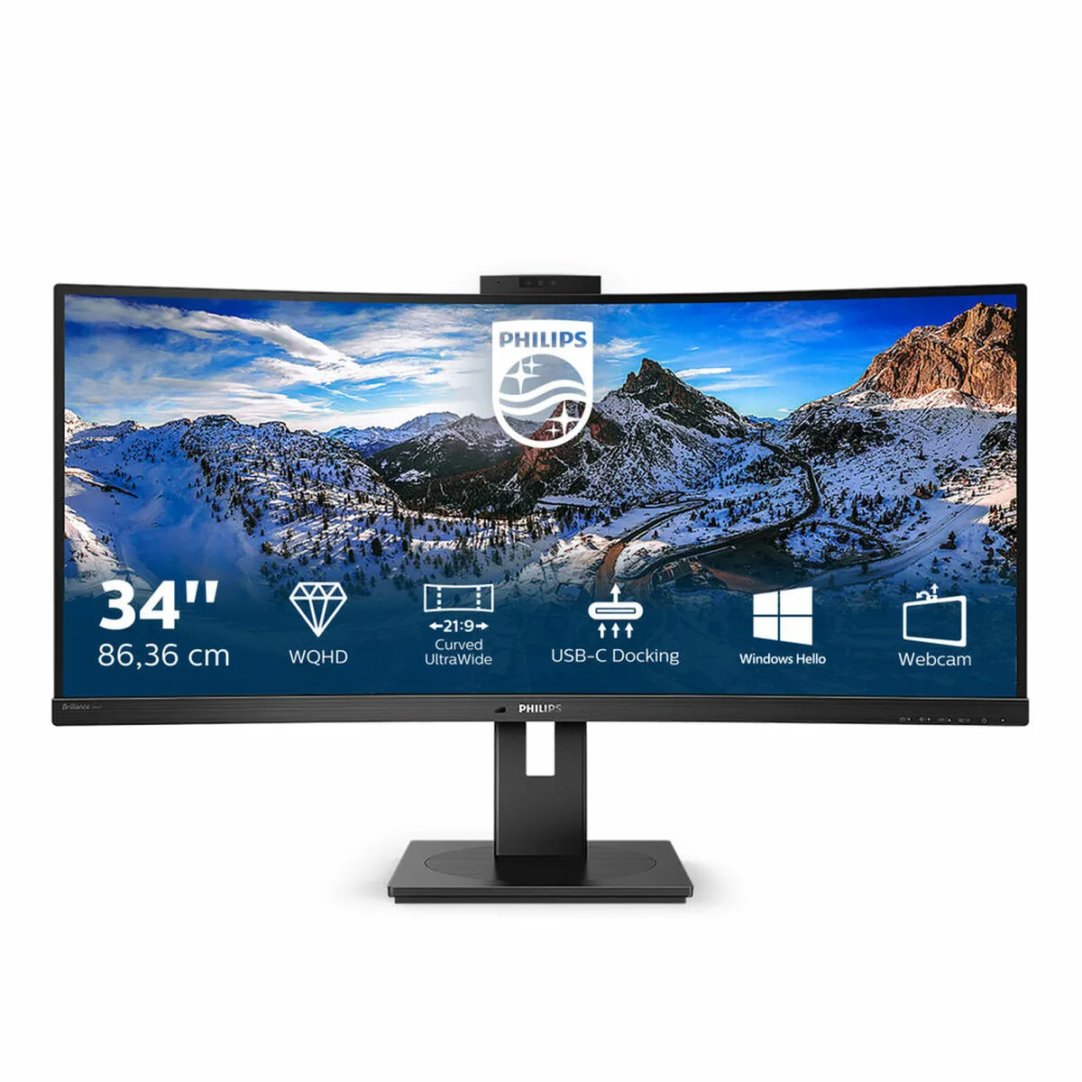 MONITOR PHILIPS 346P1CRH/00 ULTRAWIDE QUAD HD 100 HZ