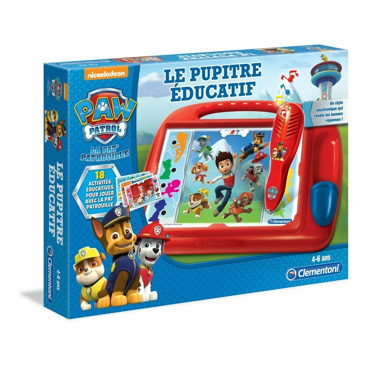 SET DE JUEGOS DE HABILIDAD CLEMENTONI EDUCATIONAL DESK PAT PATROUILLE