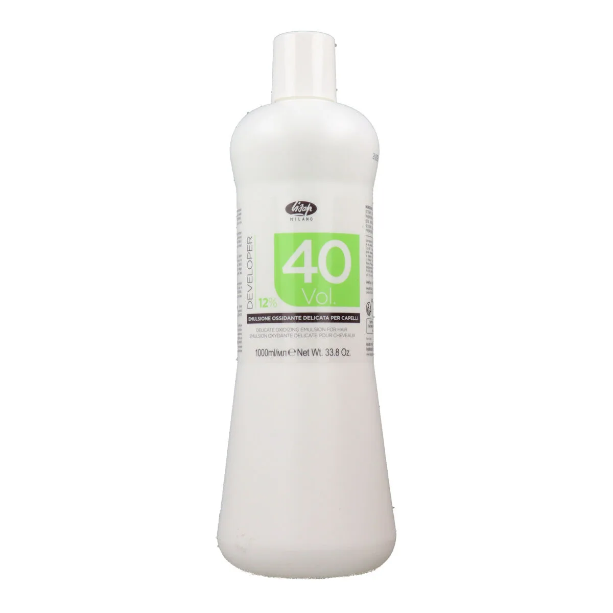 EMULSIÓN REVELADORA DE COLOR LISAP 12% 40 VOL 1 L