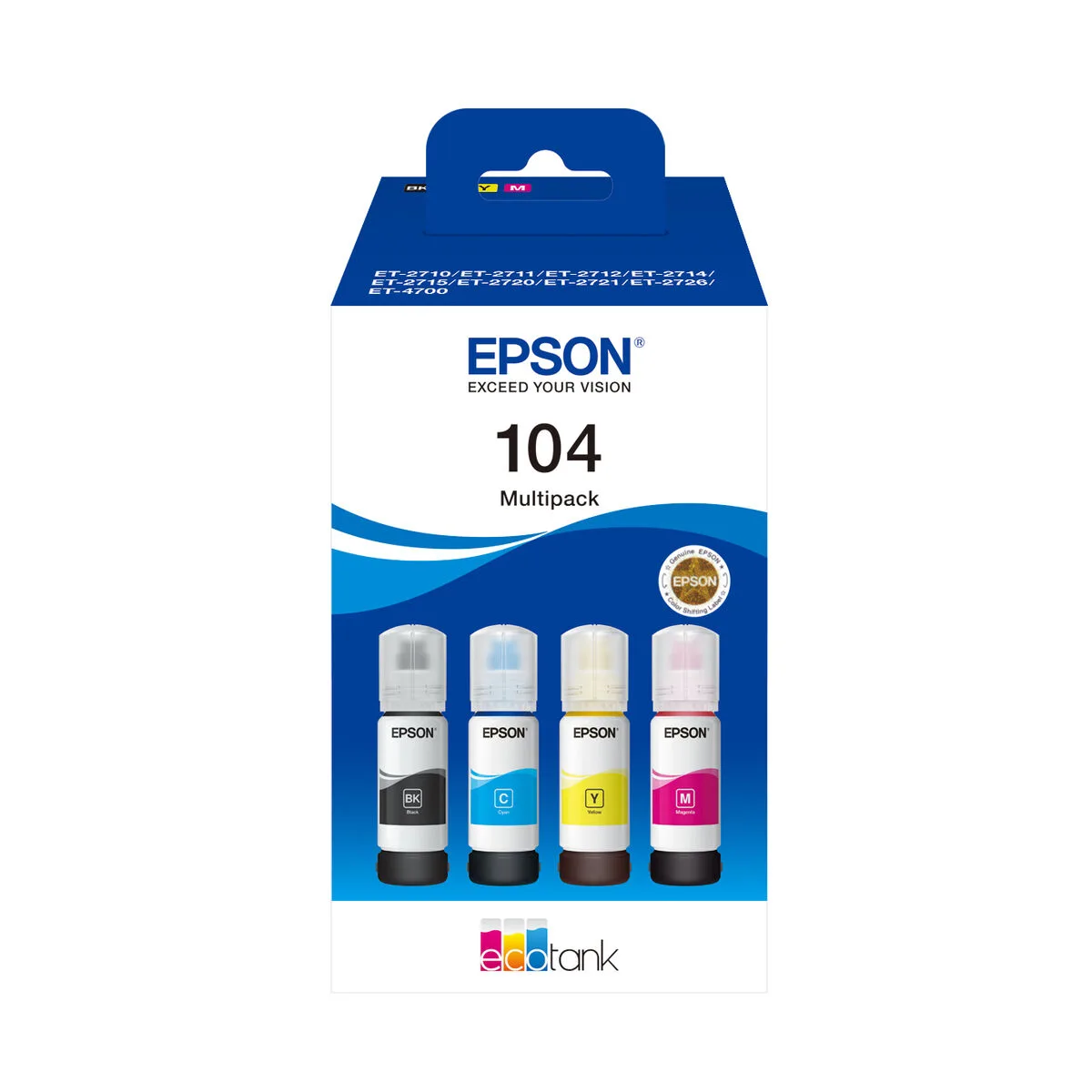 TINTA PARA RECARGAR CARTUCHOS EPSON C13T00P640 NEGRO MULTICOLOR