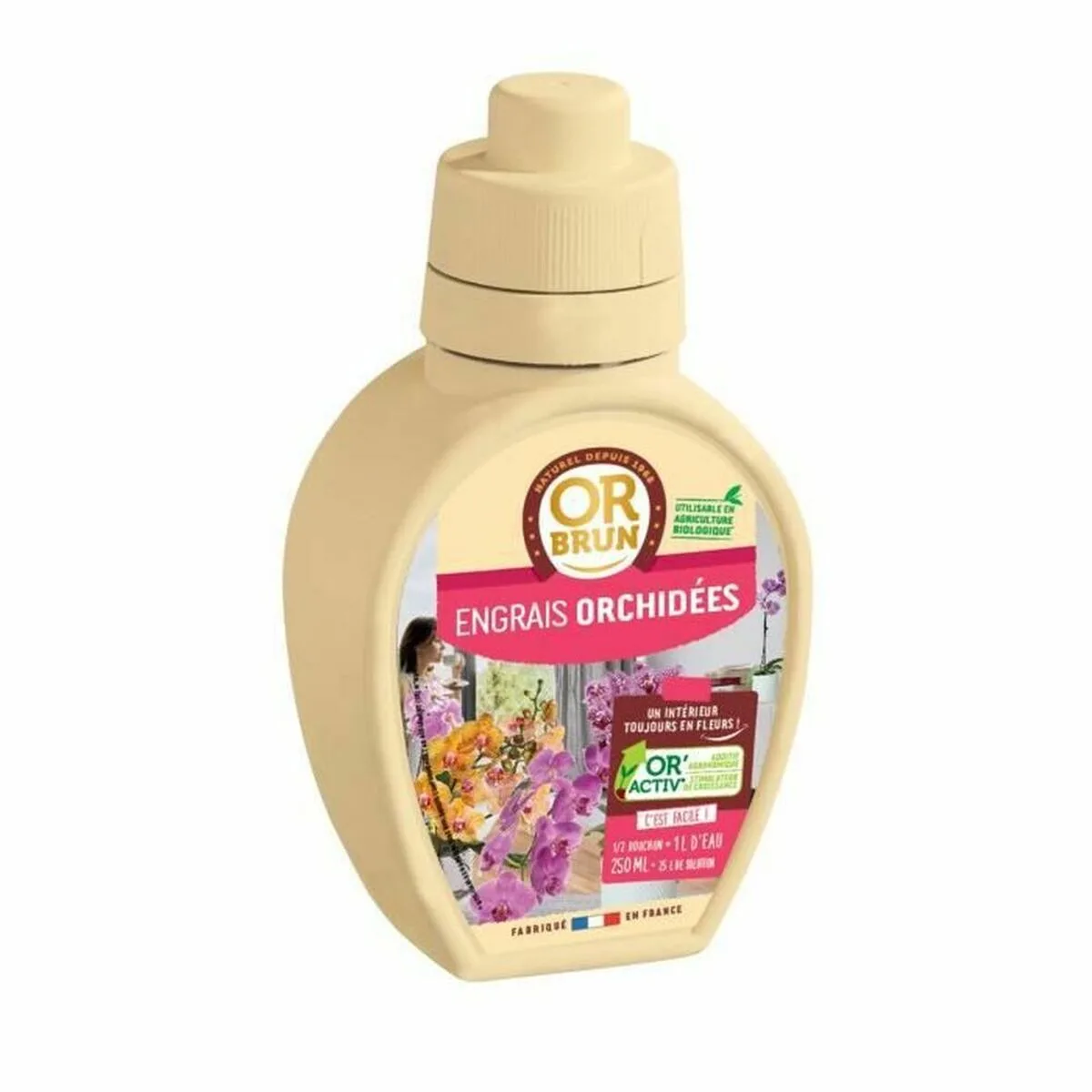 FERTILIZANTE PARA PLANTAS OR BRUN ORQUÍDEA 250 ML