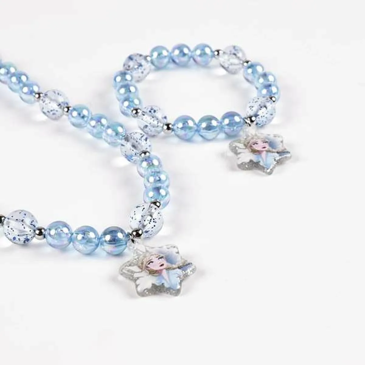SET COLLAR Y PULSERAS FROZEN AZUL 2 PIEZAS