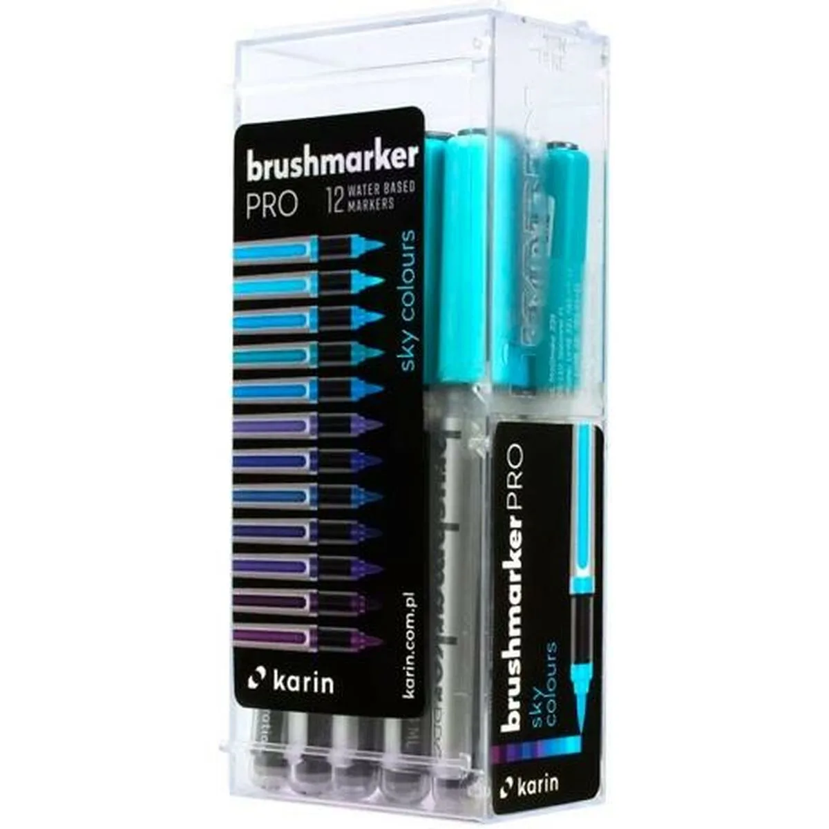 SET DE ROTULADORES KARIN BRUSHMARKER PRO - SKY COLOURS 12 PIEZAS