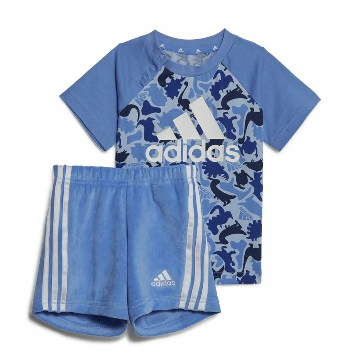 CONJUNTO DEPORTIVO PARA BEBÉ ADIDAS MULTICOLOR CAMUFLAJE DINOSAURIOS