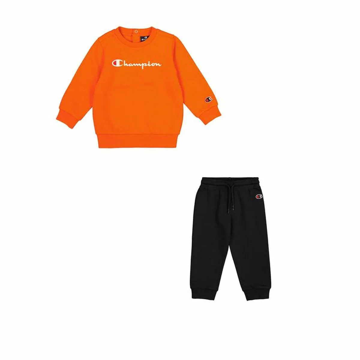 CONJUNTO DEPORTIVO PARA BEBÉ CHAMPION CREWNECK SUIT NARANJA NARANJA OSCURO