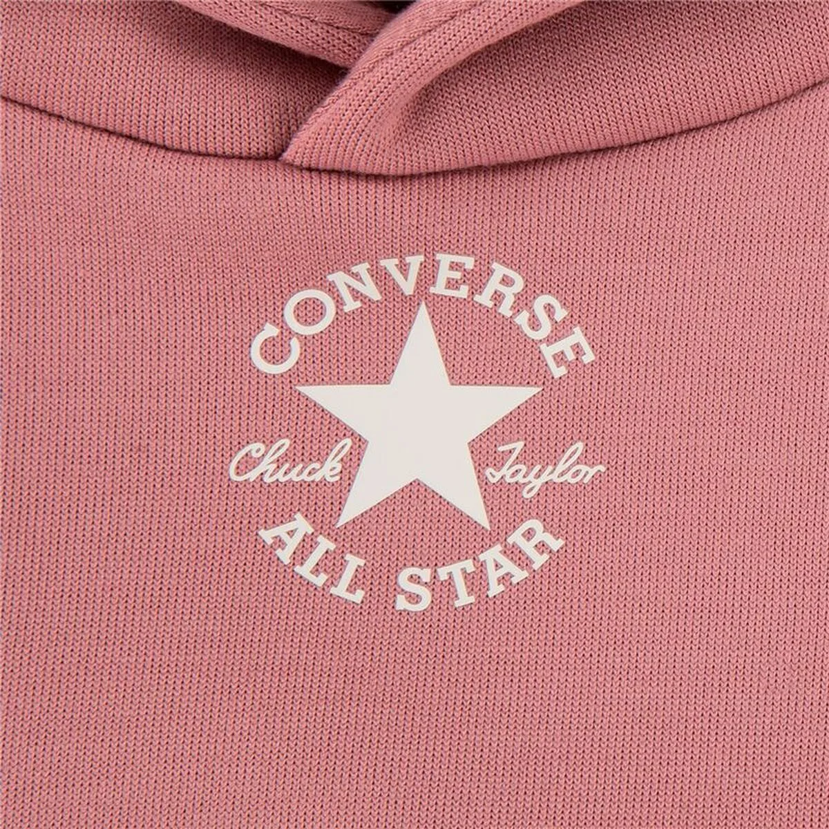 CONJUNTO DEPORTIVO PARA BEBÉ CONVERSE SUSTAINABLE CORE PO NIGHT FLAMINGO ROSA RECIÉN NACIDO 2 PIEZAS