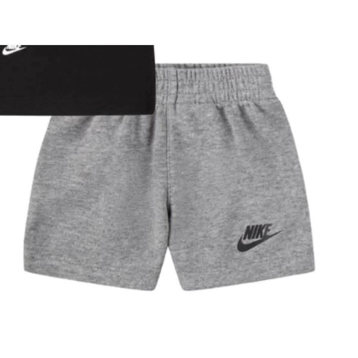 CONJUNTO DEPORTIVO PARA BEBÉ NIKE NSW ADD FT  NEGRO GRIS